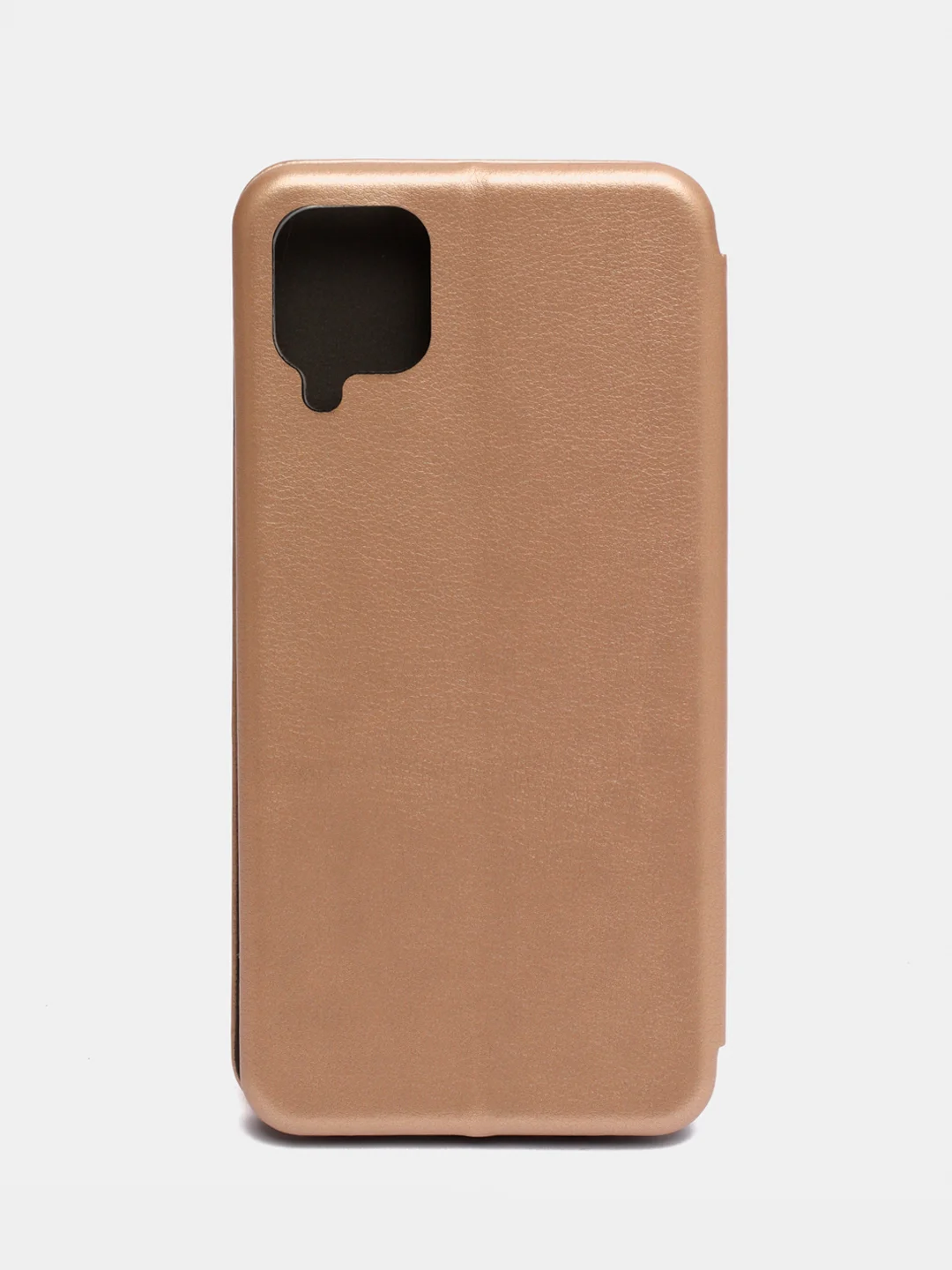 Золотой чехол-книжка Samsung Galaxy A12, Самсунг Галакси А12