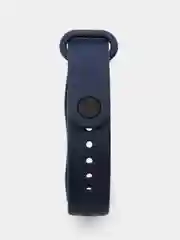 Темно-синий силиконовый ремешок Xiaomi Mi Band 3, Mi Band 4 (Сяоми Ми Бэнд 3, Ми Бэнд 4)