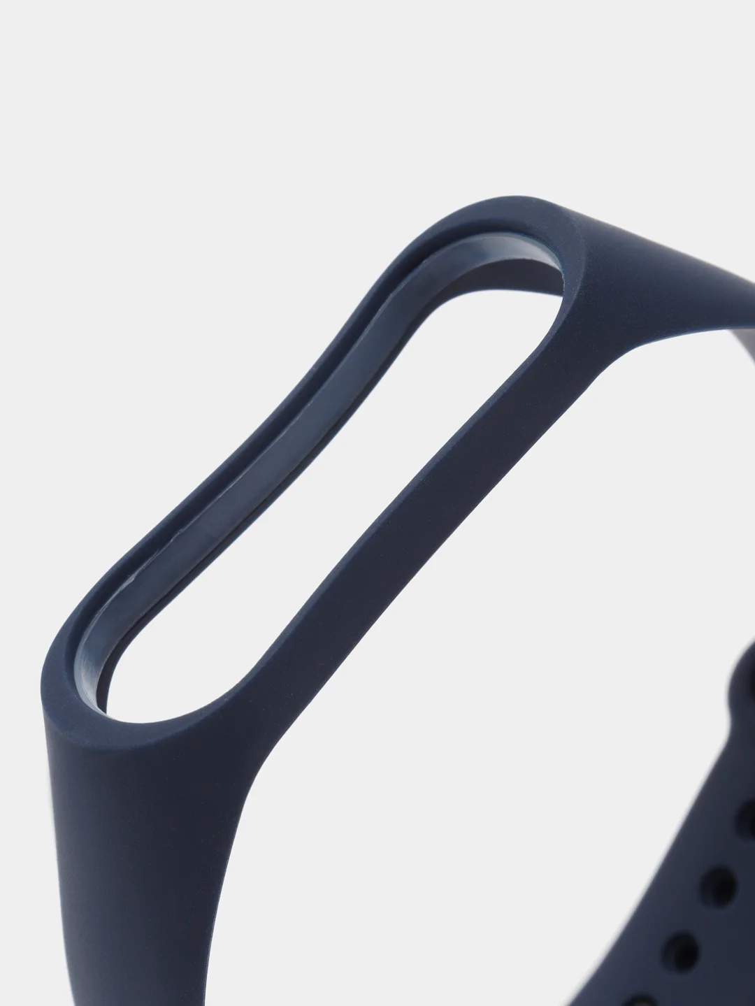 Темно-синий силиконовый ремешок Xiaomi Mi Band 3, Mi Band 4 (Сяоми Ми Бэнд 3, Ми Бэнд 4)
