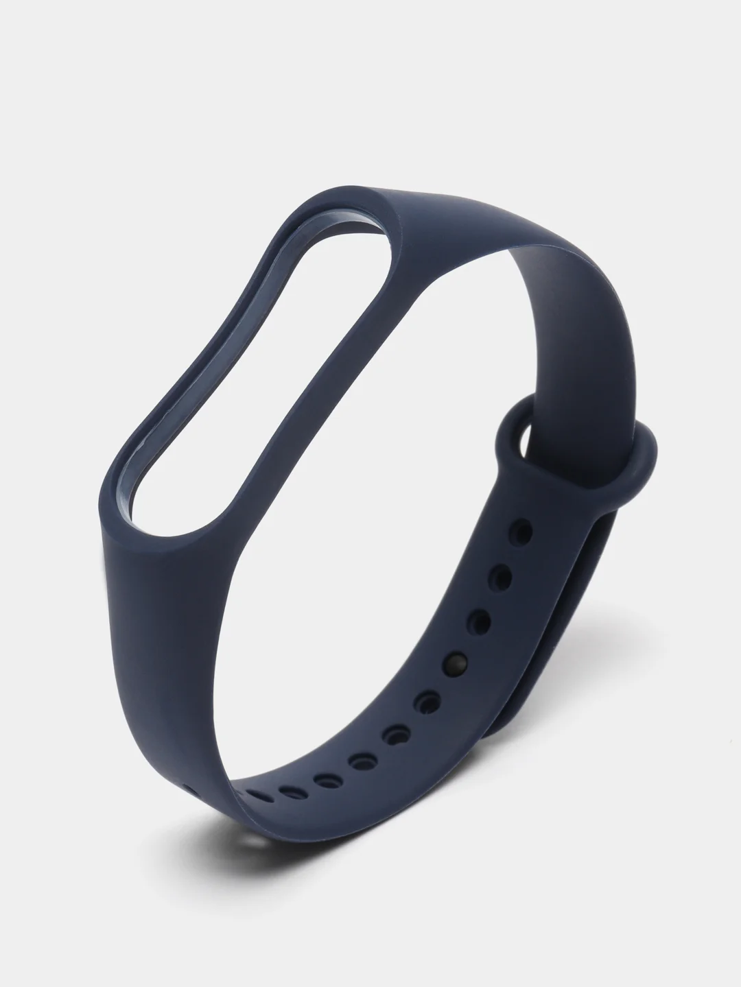 Темно-синий силиконовый ремешок Xiaomi Mi Band 3, Mi Band 4 (Сяоми Ми Бэнд 3, Ми Бэнд 4)