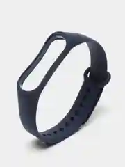 Темно-синий силиконовый ремешок Xiaomi Mi Band 3, Mi Band 4 (Сяоми Ми Бэнд 3, Ми Бэнд 4)
