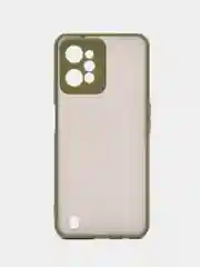 Лесной зеленый чехол пластиковый для Realme C31 / Реалми С31 матовый, с цветными кнопками