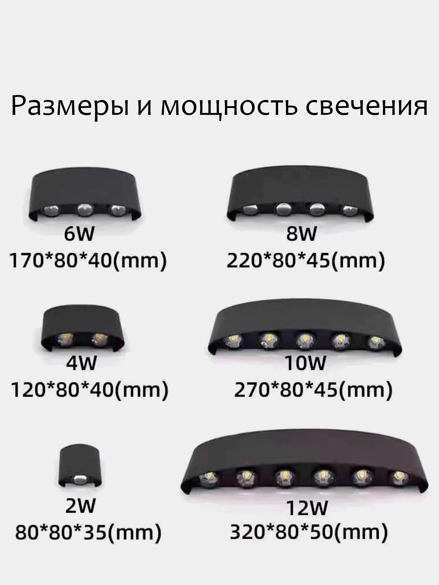 Белый светильник-бра светодиодный, настенный