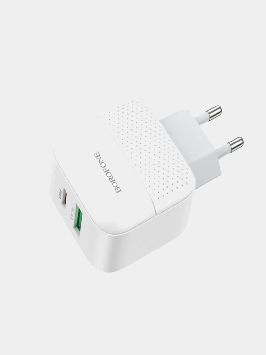Черный зарядное устройство BOROFONE BA46A, USB, Type-C, быстрая зарядка 3.0, 3 A, 18W
