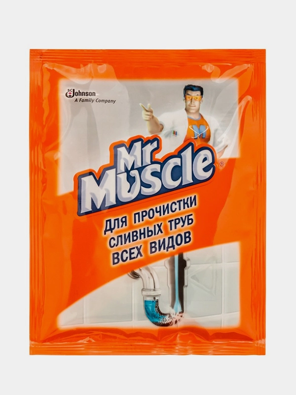 Гранулы для прочистки сливных труб всех видов Mr Muscle, 70 г