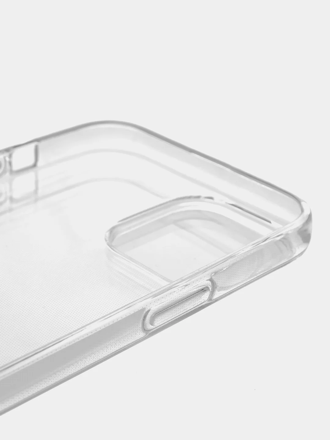 Прозрачный чехол для Apple iPhone 13 Pro, 13 Pro Max силиконовый BROSCORP с бортиком вокруг камер
