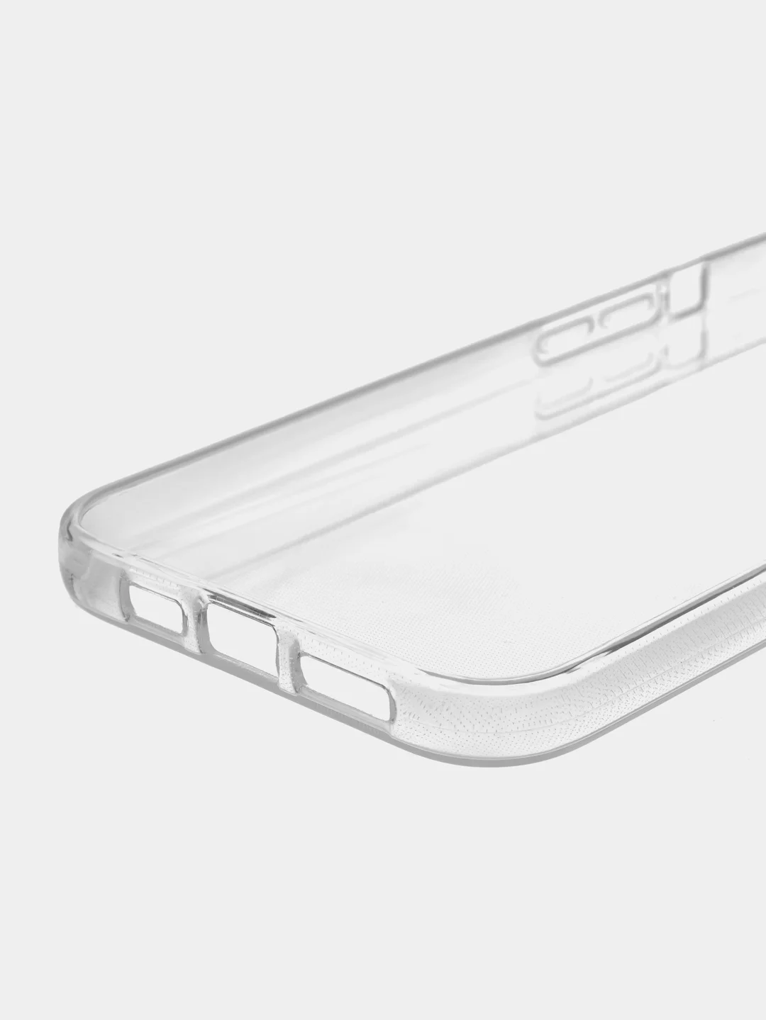 Прозрачный чехол для Apple iPhone 13 Pro, 13 Pro Max силиконовый BROSCORP с бортиком вокруг камер