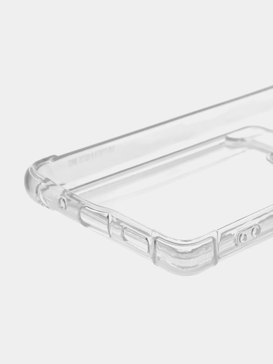 Прозрачный чехол противоударный ROSCO для Samsung Galaxy S20 FE, силиконовый, с карманом для карт