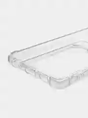 Прозрачный чехол противоударный ROSCO для Samsung Galaxy S20 FE, силиконовый, с карманом для карт