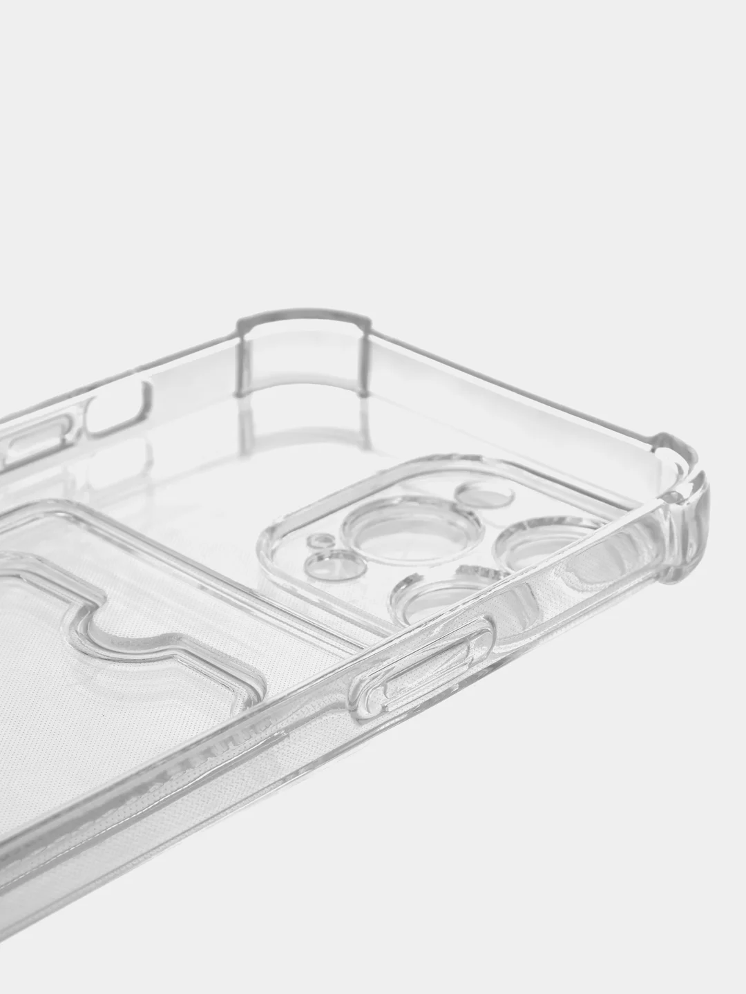 Белый противоударный чехол для Apple iPhone 13 Pro силиконовый BROSCORP с усиленными углами