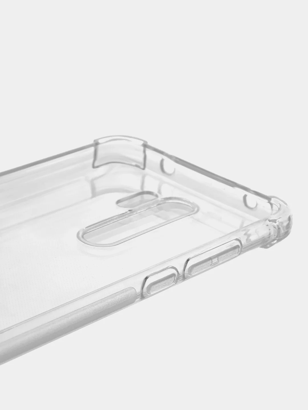 Прозрачный чехол противоударный ROSCO для Xiaomi Redmi Note 8 Pro, силиконовый, с усиленными углами