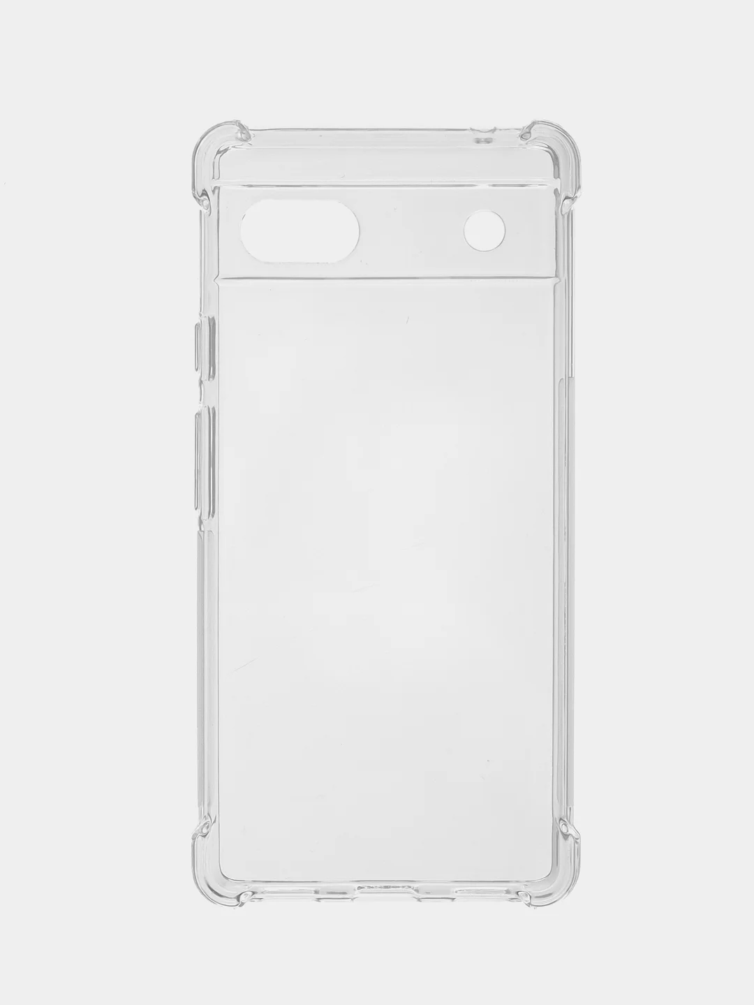 Прозрачный противоударный чехол BROSCORP для Google Pixel 6a, силиконовый с усиленными углами