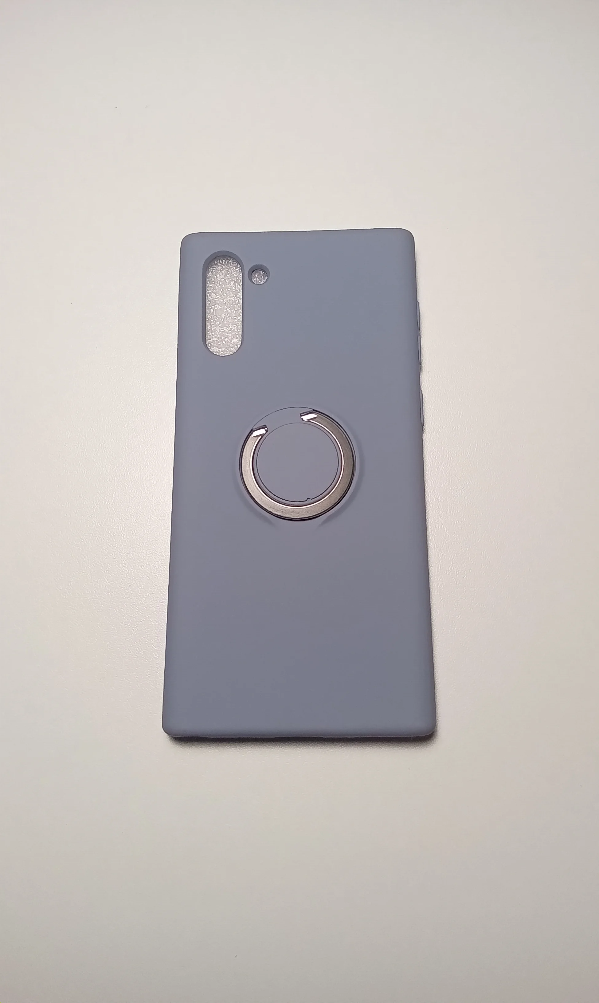 Серебряный чехол Samsung Note 10