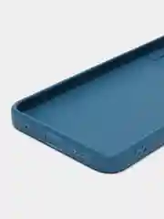 Синий чехол BROSCORP для Xiaomi Poco M4 Pro 4G, матовый, силиконовый, тонкий