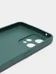 Зеленый чехол для Realme 9 Pro Plus+ 5G силиконовый BROSCORP матовый тонкий, бортик-защита камер