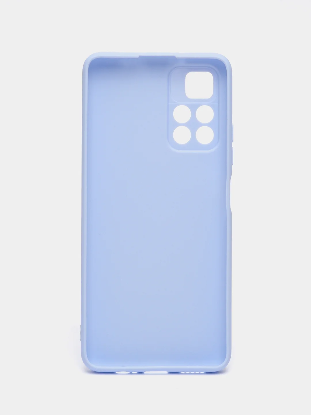 Светло-синий чехол BROSCORP для Xiaomi Poco M4 Pro 5G,тонкий, матовое покрытие, защита вокруг камер