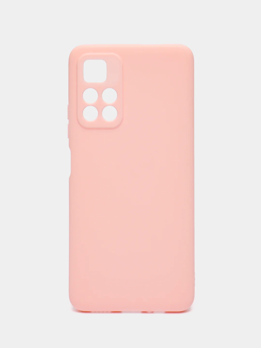 Розовый чехол BROSCORP для Xiaomi Poco M4 Pro 5G,тонкий, матовое покрытие, защита вокруг камер