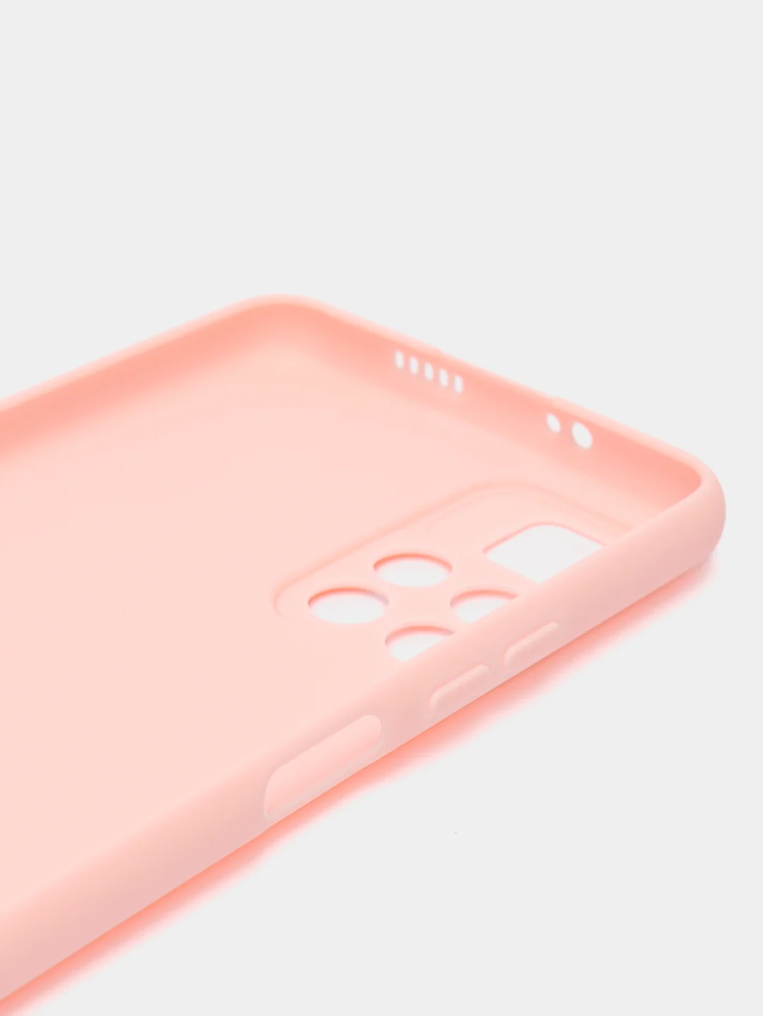 Розовый чехол BROSCORP для Xiaomi Poco M4 Pro 5G,тонкий, матовое покрытие, защита вокруг камер