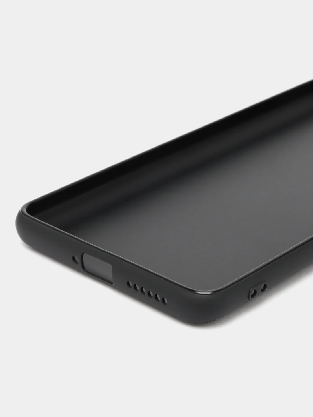 Черный чехол ROSCO для Xiaomi Mi 11T матовый, силиконовый, бортик вокруг камер