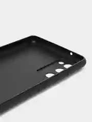Черный чехол для Samsung Galaxy S20 FE силиконовый ROSCO матовый тонкий с бортиком- защитой камер