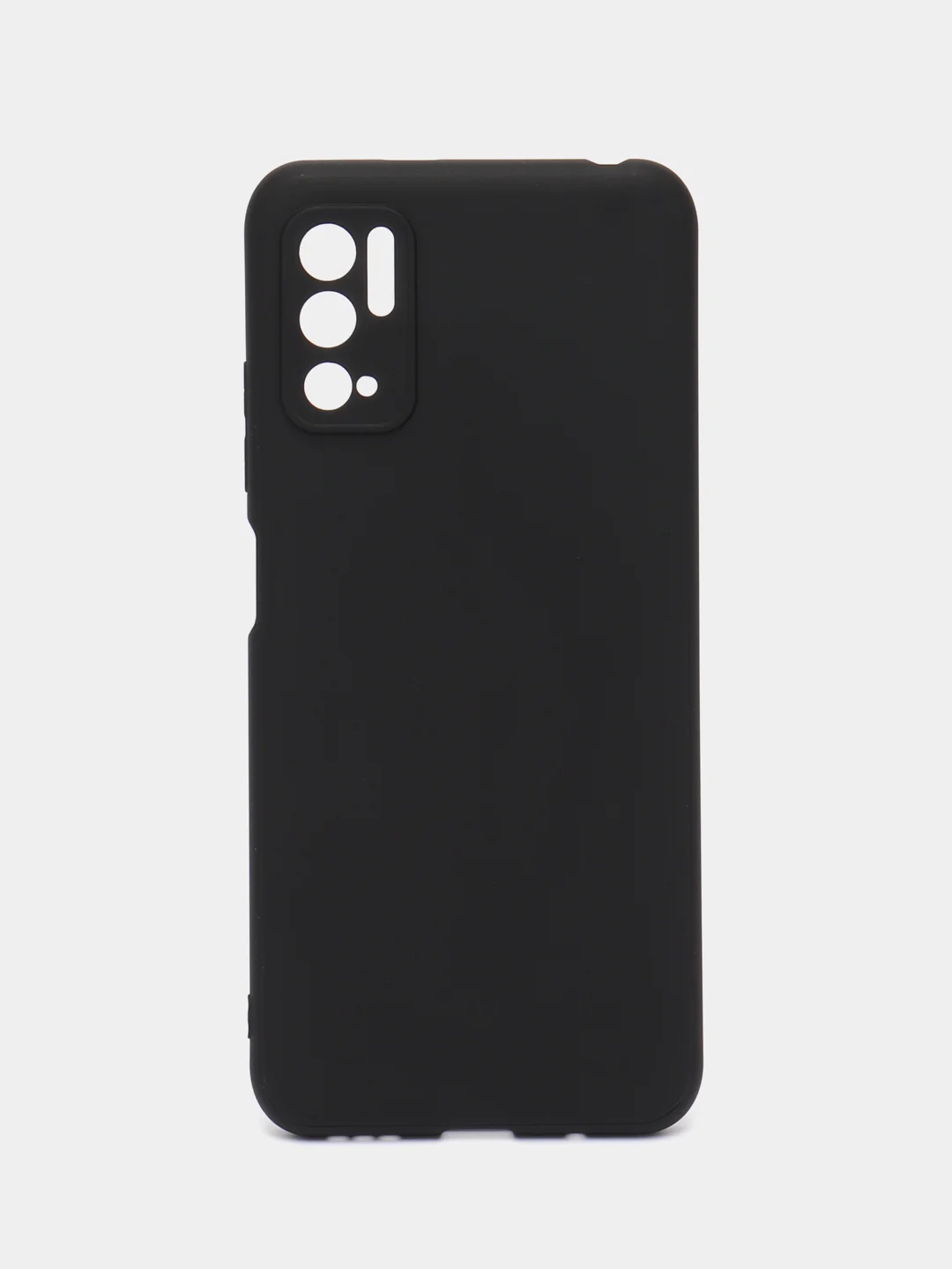 Черный чехол ROSCO для Xiaomi Poco M3 Pro, Redmi Note 10 5G и Note 10T, матовый, силиконовый