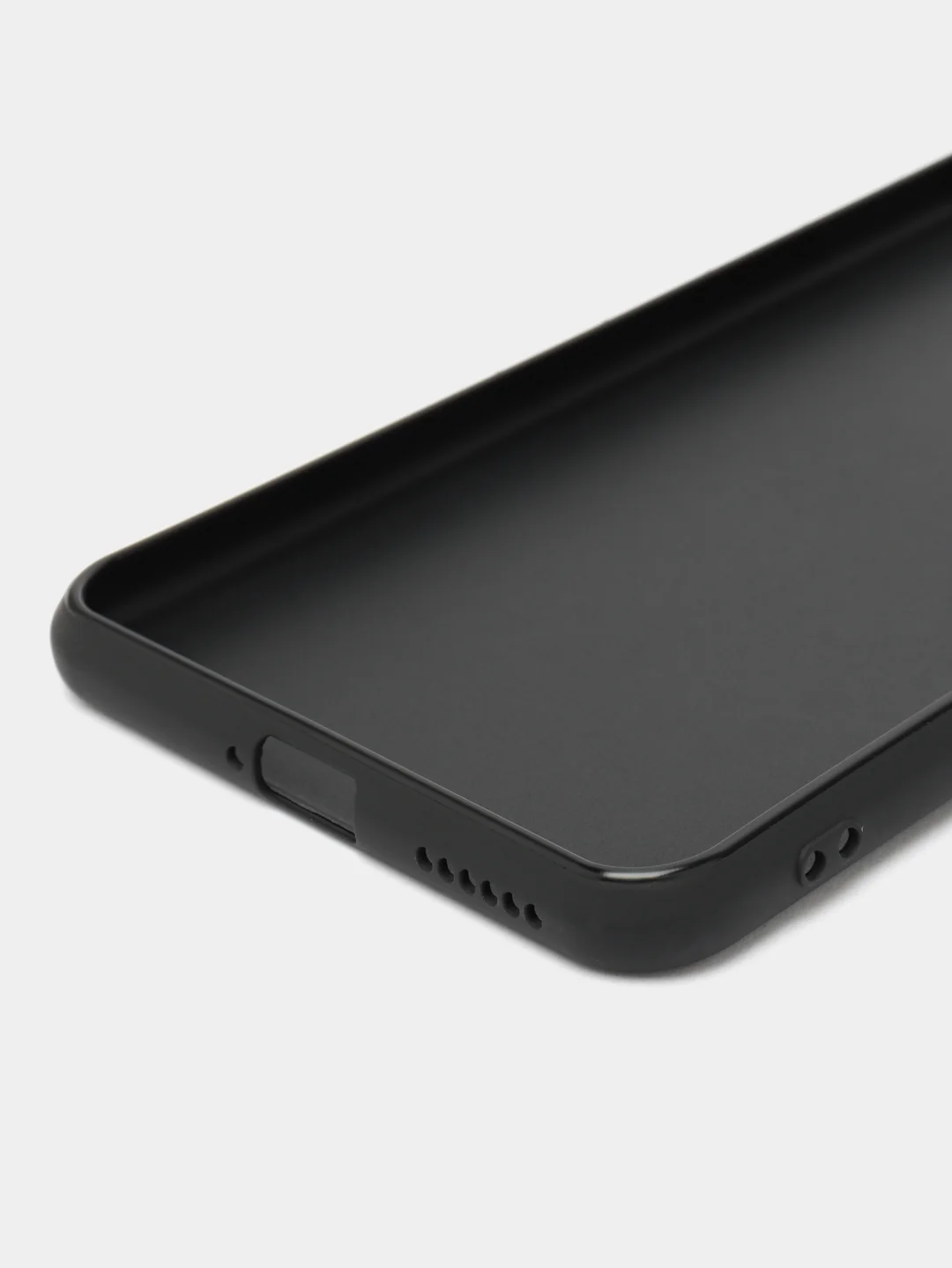 Черный чехол для Xiaomi Mi 11 Lite/ 5G/ 5G NE силиконовый ROSCO матовый с бортиком- защитой камер