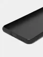 Черный чехол для Xiaomi Mi 11 Lite/ 5G/ 5G NE силиконовый ROSCO матовый с бортиком- защитой камер