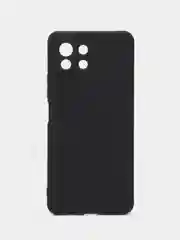 Черный чехол для Xiaomi Mi 11 Lite/ 5G/ 5G NE силиконовый ROSCO матовый с бортиком- защитой камер
