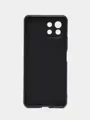 Черный чехол для Xiaomi Mi 11 Lite/ 5G/ 5G NE силиконовый ROSCO матовый с бортиком- защитой камер