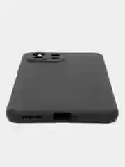 Черный чехол для Xiaomi Mi 11 Lite/ 5G/ 5G NE силиконовый ROSCO матовый с бортиком- защитой камер