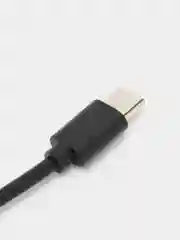 Черный кабель-переходник OTG USB 2.0 Type-A to USB Type-C для смартфонов/планшетов ROSCO 11,5 см