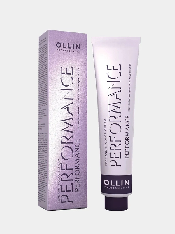 Перманентная крем-краска для волос OLLIN PROFESSIONAL PERFORMANCE  7/44 медный 60мл