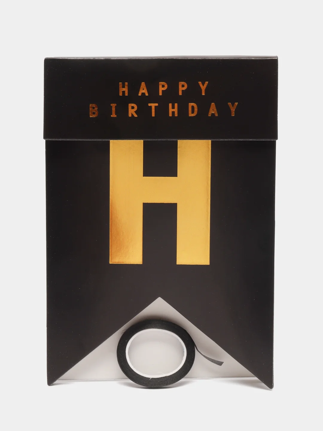 Угольный гирлянда Happy birthday