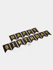 Угольный гирлянда Happy birthday