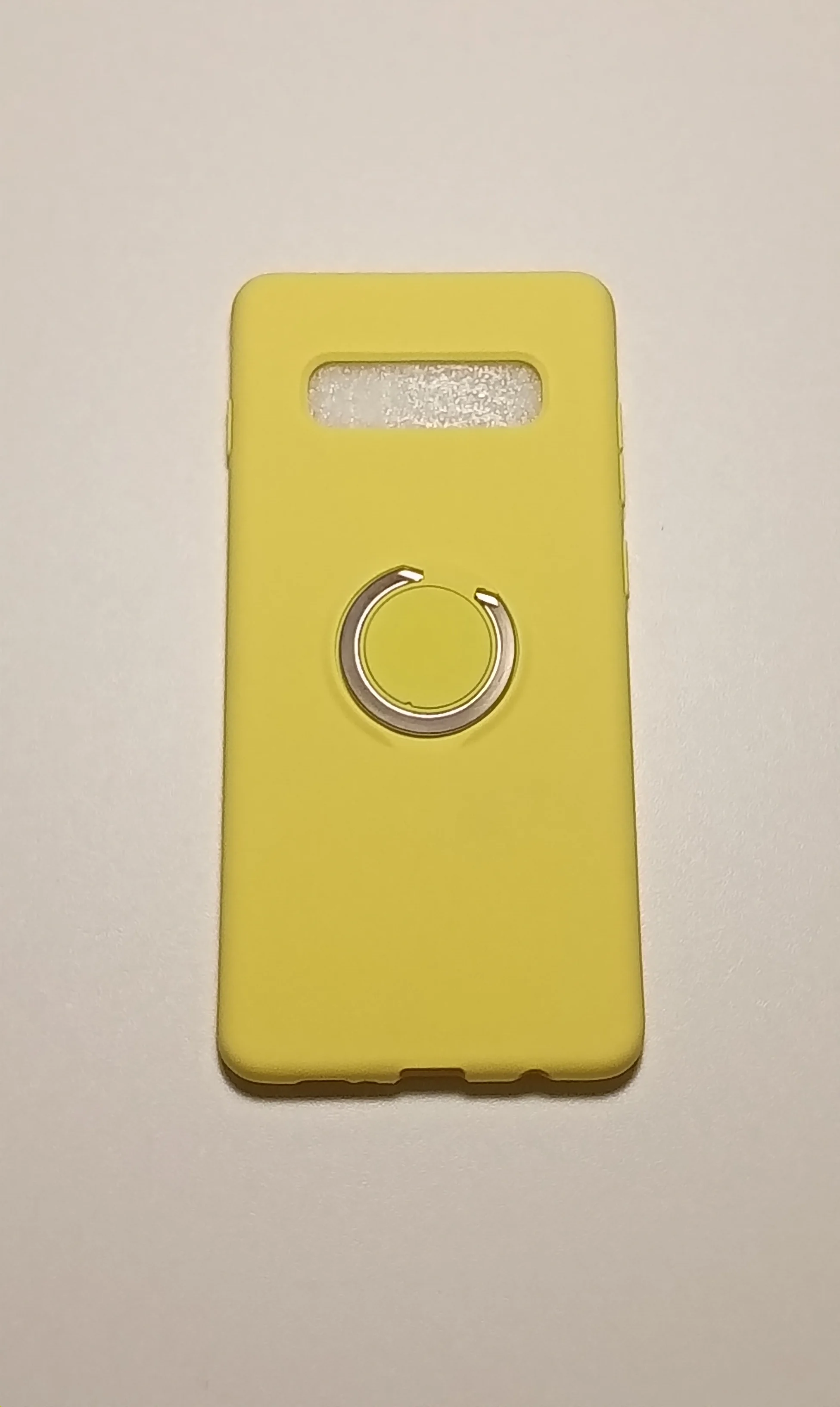 Желтый чехол Samsung S10 PLUS /  S10+