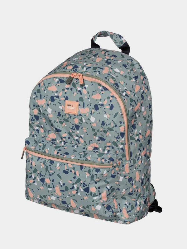 Рюкзак для девочек школьный Milan, Terrazzo Green