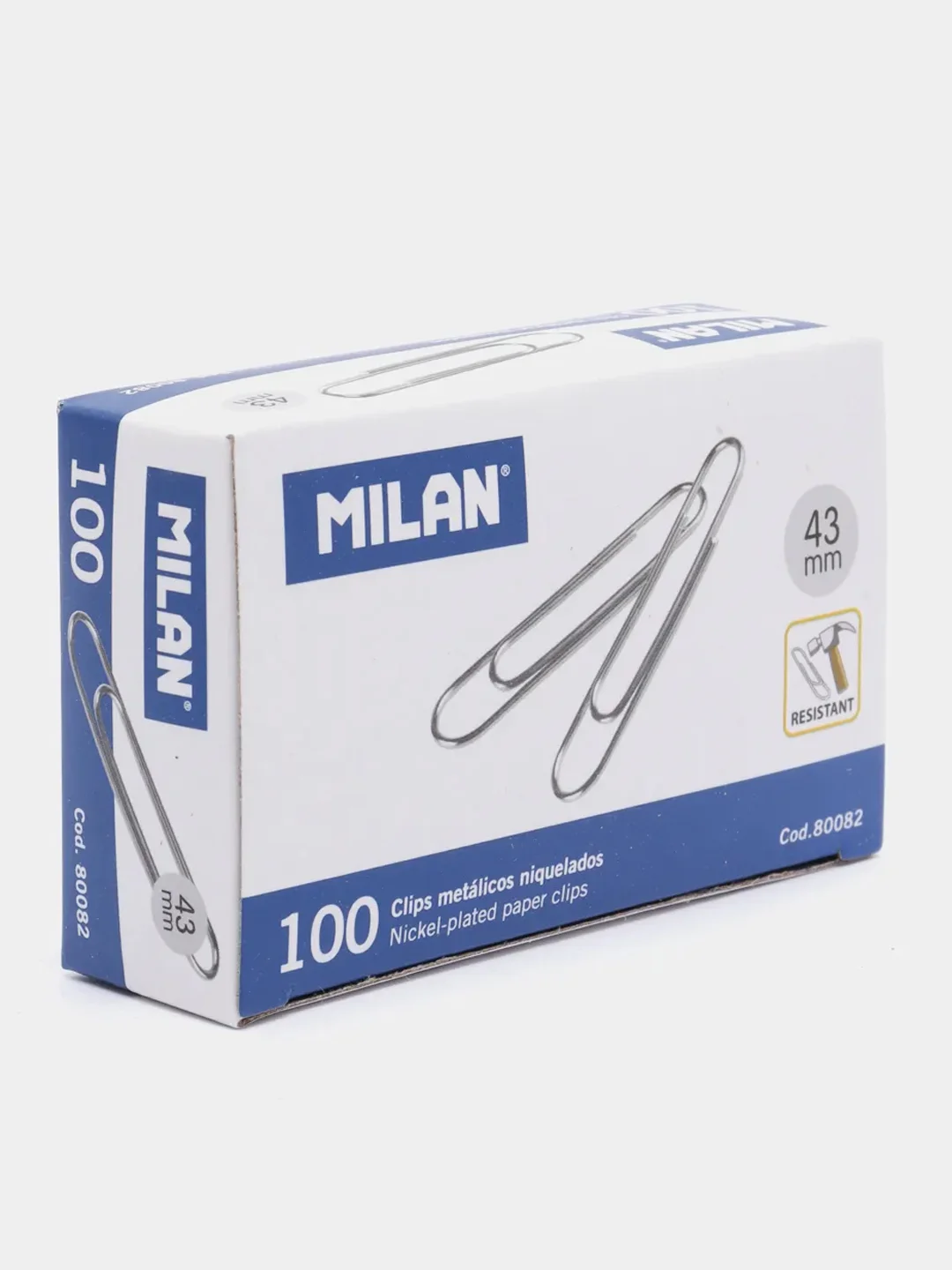 Скрепки Milan 43 мм, 100 шт