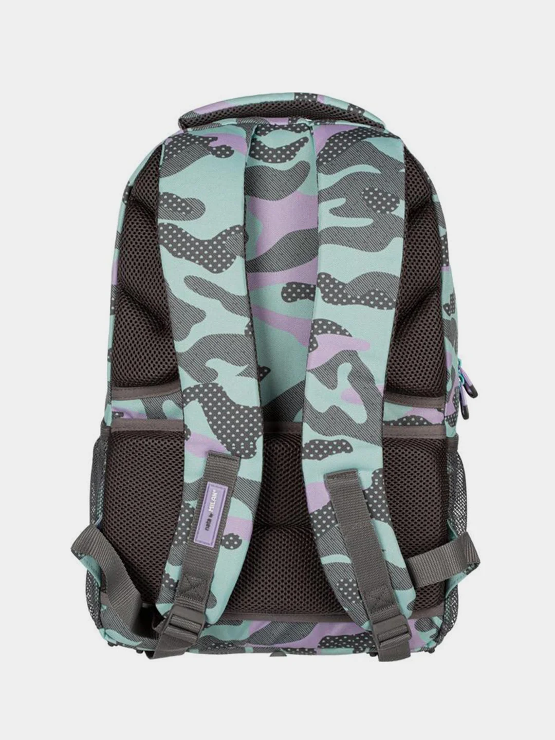 Рюкзак для мальчиков школьный Turquoise Camouflage, Milan