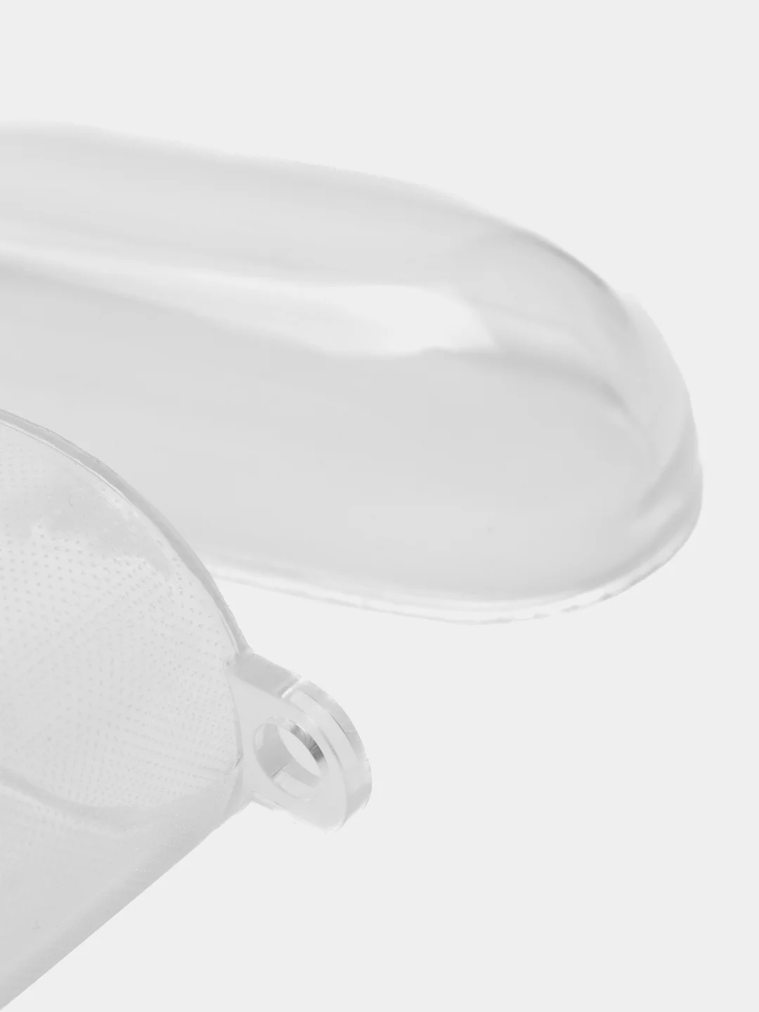 Бирюзовый чехол для наушников Apple AirPods 3 силиконовый прозрачный принт Nike / Найк