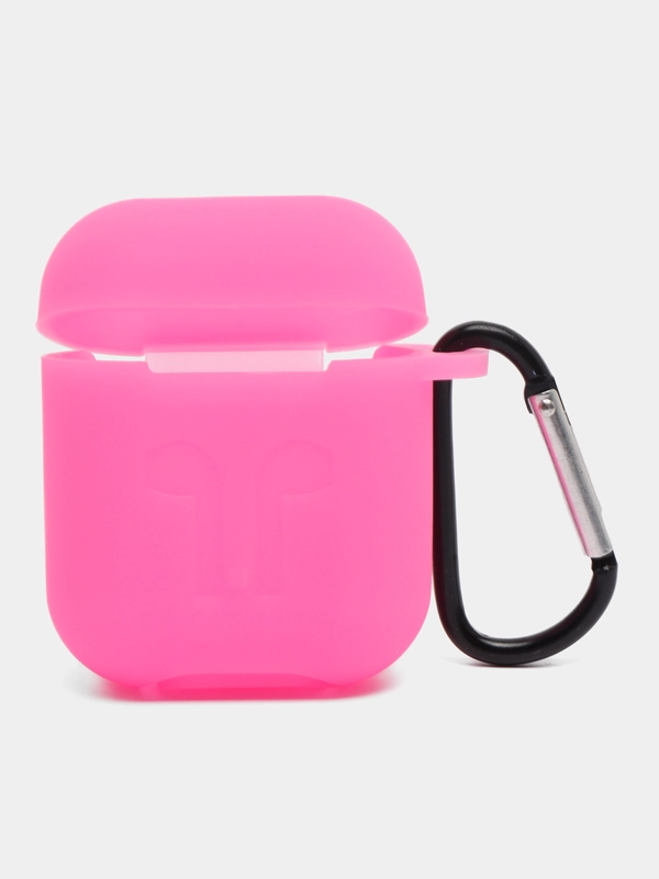 Светящий чехол для наушников Airpods 1/2 с карабином