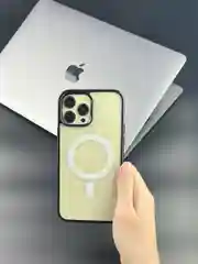 Чехол для iPhone 11, MagSafe 14, 14 Pro, 14 Plus, 14 Pro Max, 13 Pro Max, прозрачный