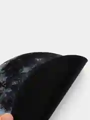 Фиолетовый круглый коврик для мыши Планеты, Космос