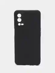 Черный чехол силиконовый для OPPO A55 (Оппо А55), прозрачный