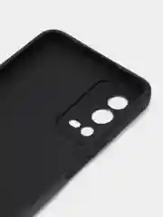Черный чехол силиконовый для OPPO A55 (Оппо А55), прозрачный