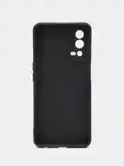Черный чехол силиконовый для OPPO A55 (Оппо А55), прозрачный