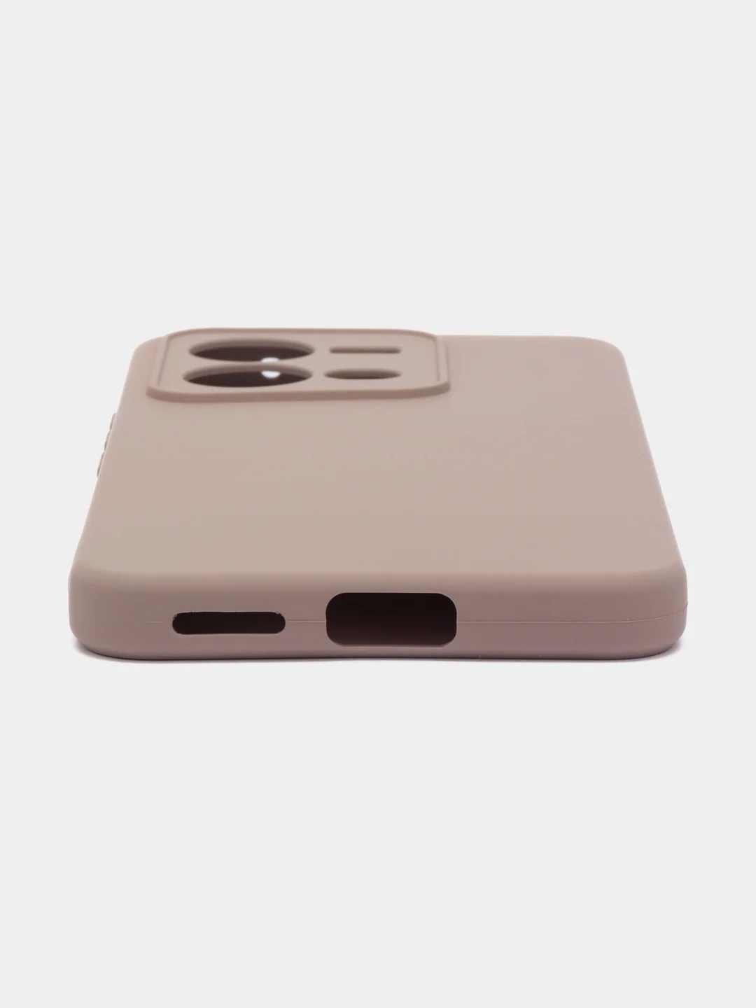 Светло-коричневый чехол Silicone Cover для Vivo V25 / V25E, силиконовый