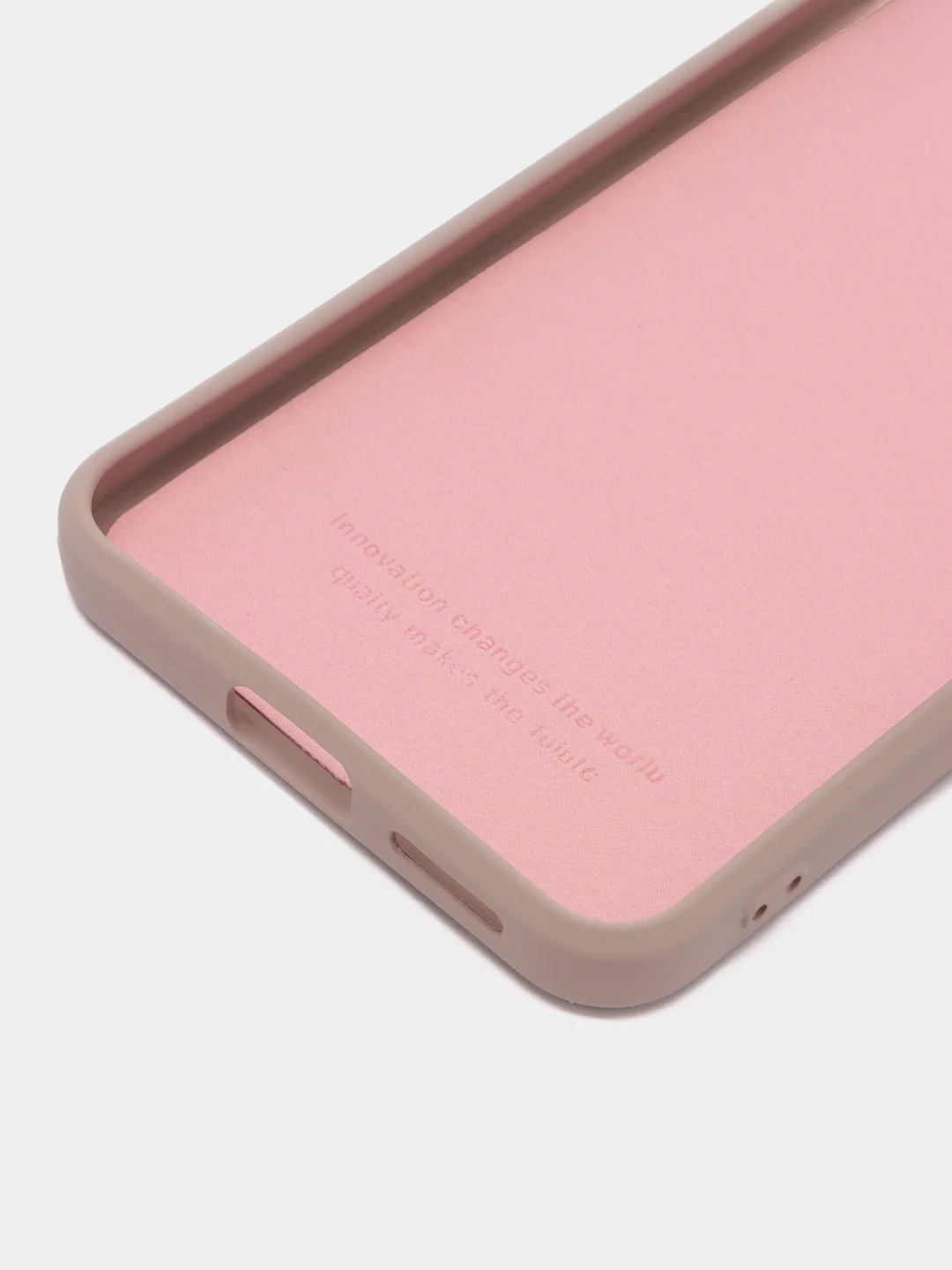 Светло-коричневый чехол Silicone Cover для Vivo V25 / V25E, силиконовый