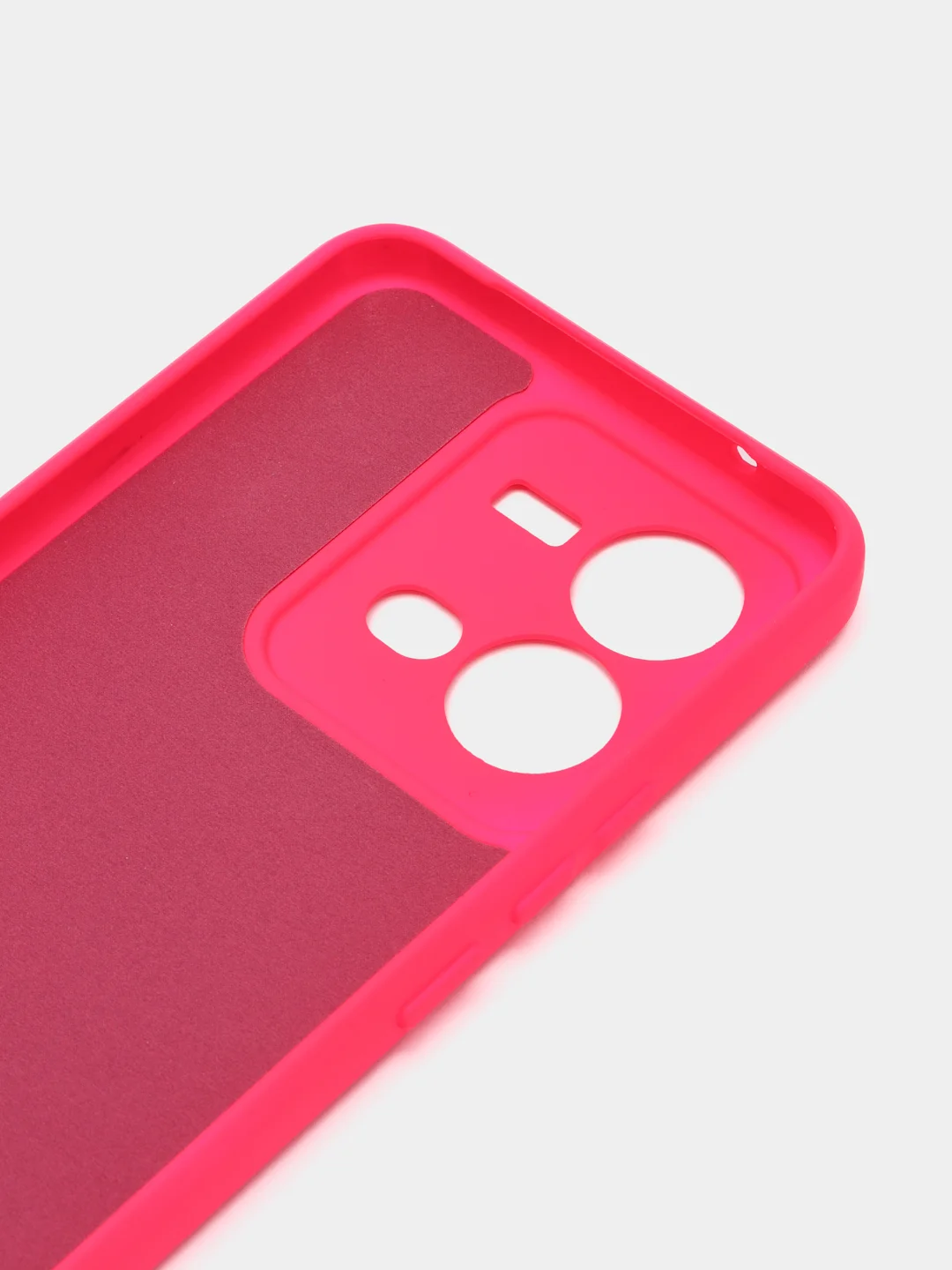 Фуксия чехол Silicone Cover для Vivo V25 / V25E, силиконовый