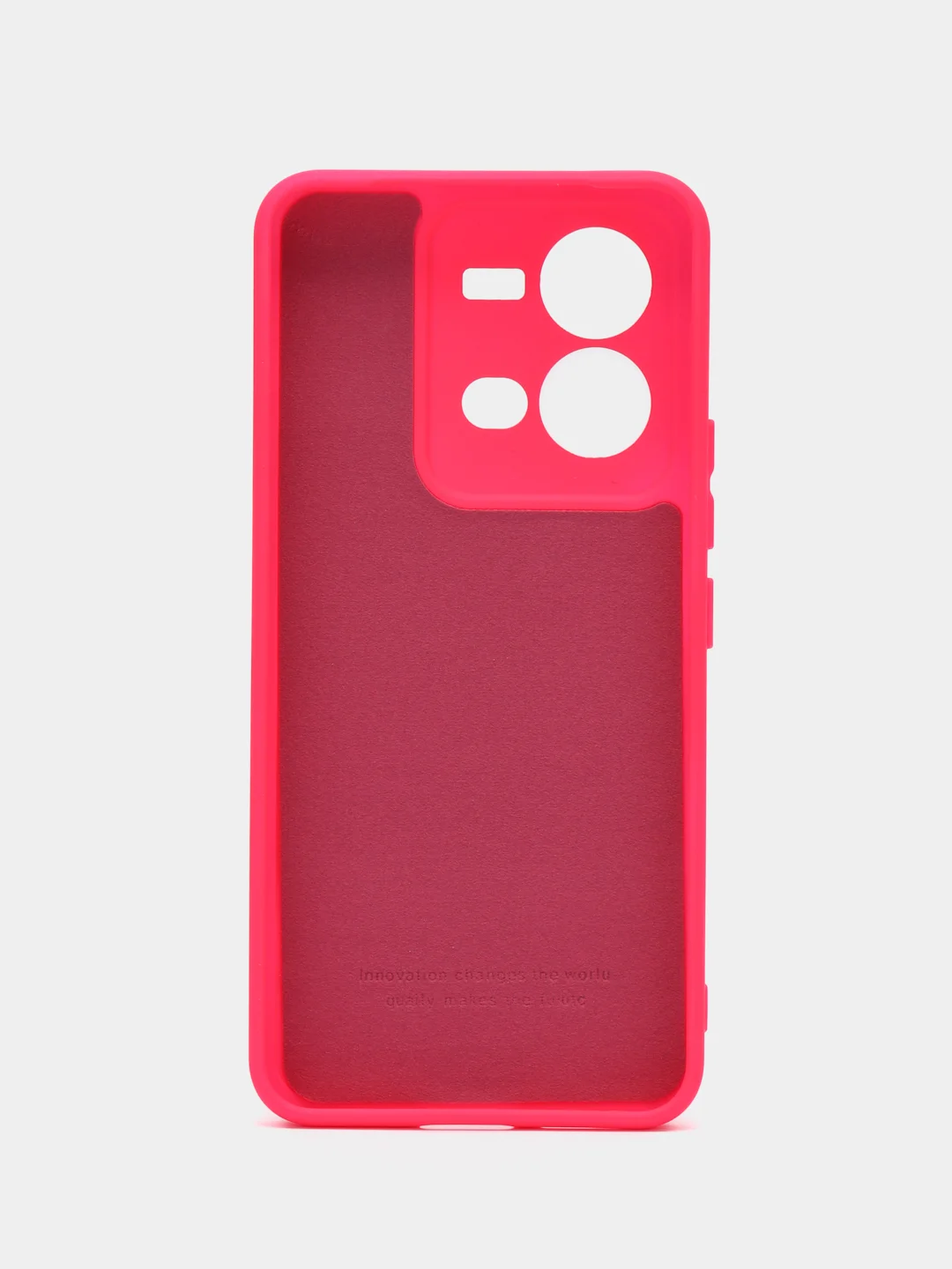 Фуксия чехол Silicone Cover для Vivo V25 / V25E, силиконовый