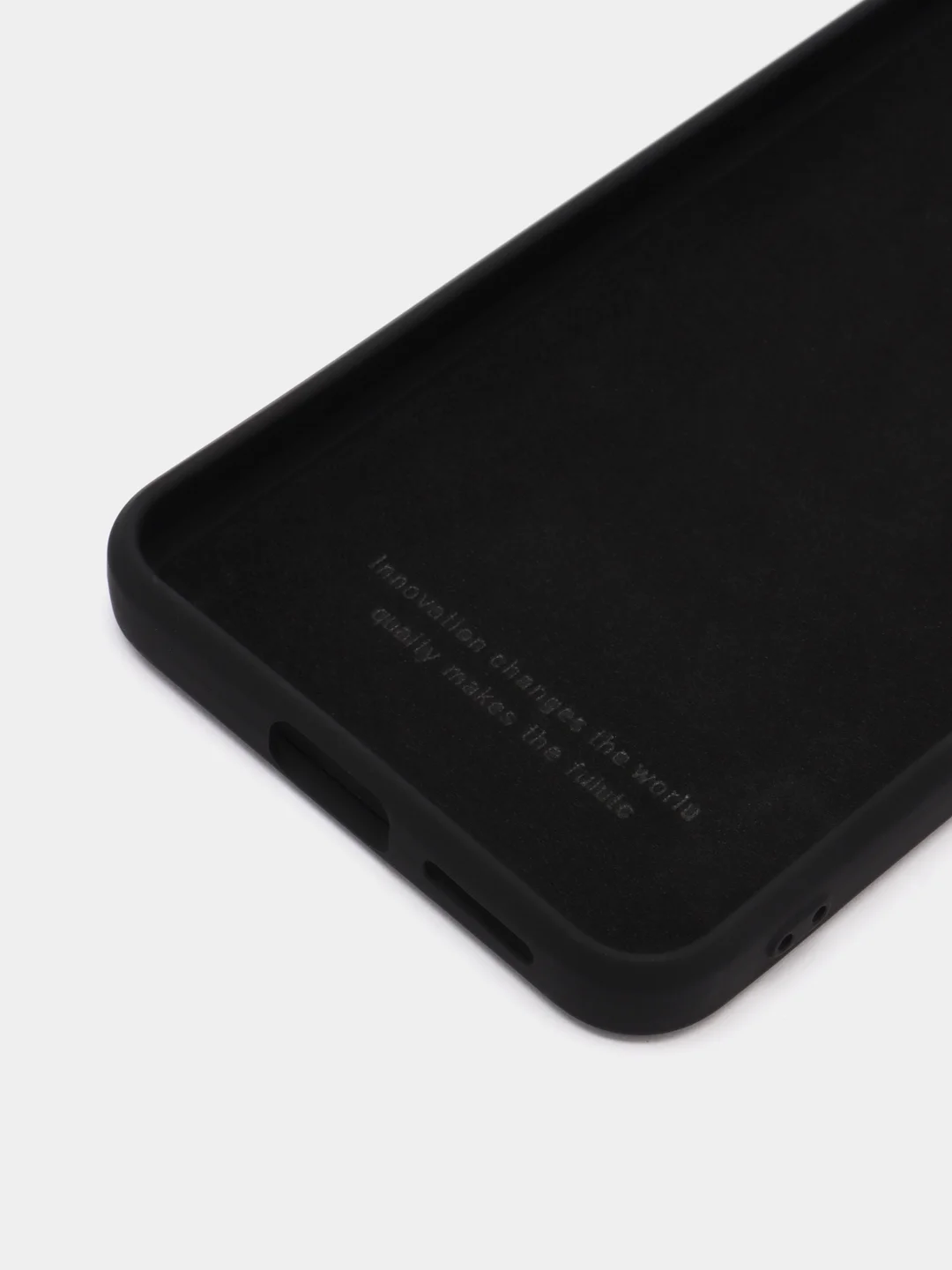 Черный чехол Silicone Cover для Vivo V25 / V25E, силиконовый